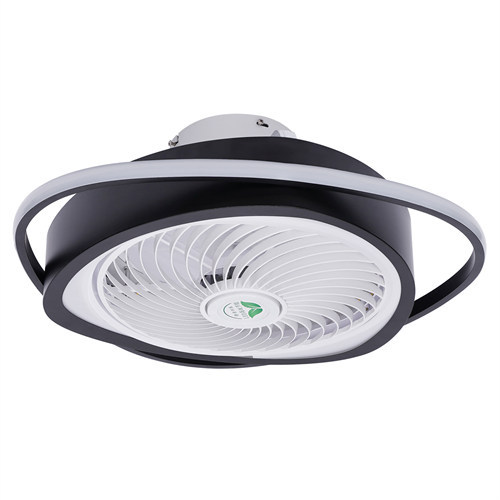 Modern Bladeless Ceiling Fan with Lights Dimmable Ceiling Fan Light with Remote Control for Bedroom Farmhouse Dining Room W/Remote
